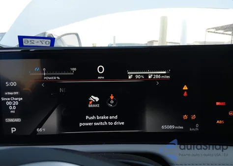 2023 Nissan Ariya Evolve+ z USA, uszkodzony, nr VIN JN1DF0BB8PM710574